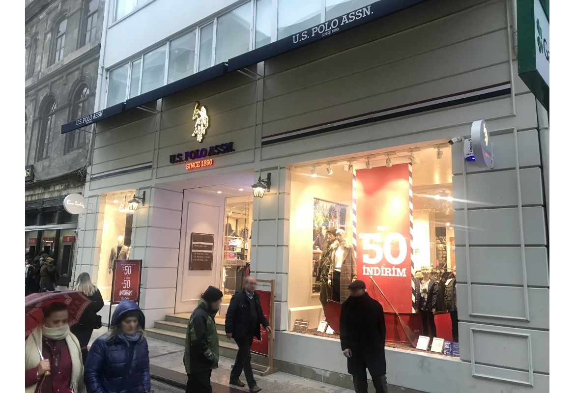 US Polo Assn Mağazası, İstanbul Sirkeci Postane Caddesi